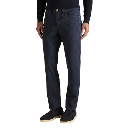 Jeans by Jeckerson for men in denim cotton blue features a refined silhouette with a refined skinny & slim, defined by a and a refined long for a refined finish.