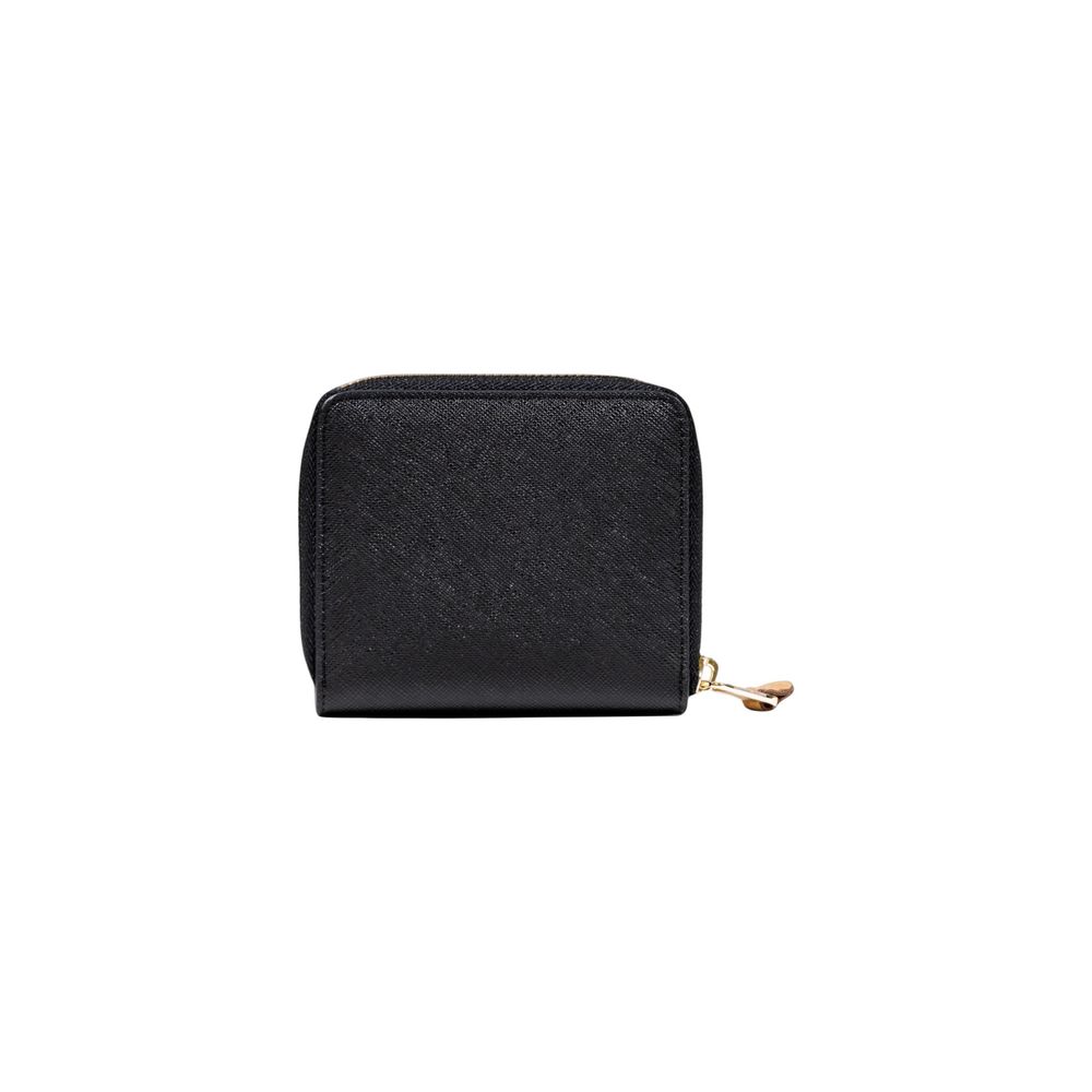 Wallet by Alviero Martini Prima Classe for women in pvc & cotton polyester black & gold presents a refined silhouette, artfully capturing the essence of the PVC & Cotton Polyester Wallet design with sophisticated for a refined look.