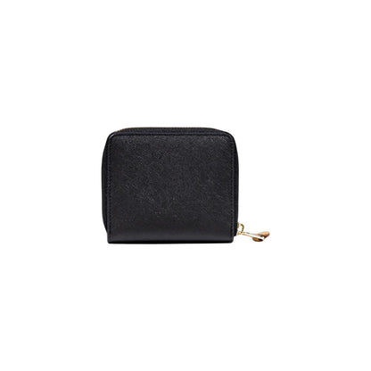 Wallet by Alviero Martini Prima Classe for women in pvc & cotton polyester black & gold presents a refined silhouette, artfully capturing the essence of the PVC & Cotton Polyester Wallet design with sophisticated for a refined look.