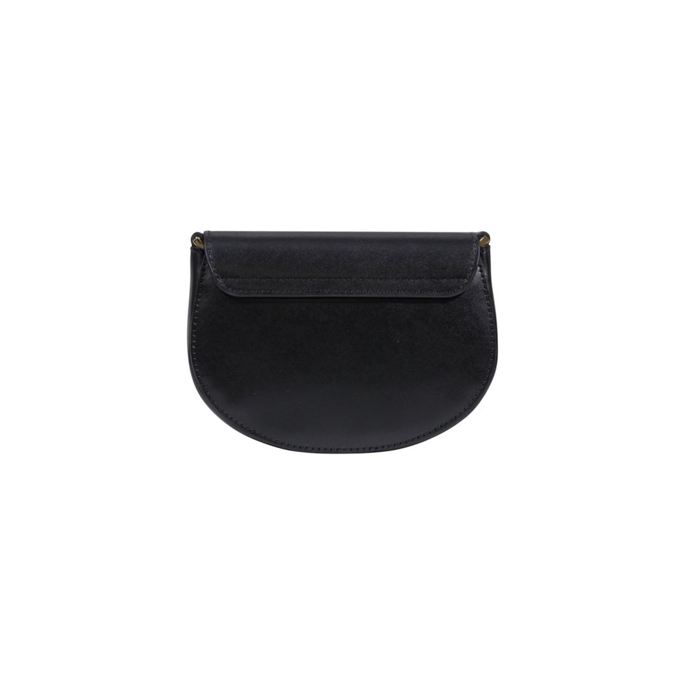 Crossbody-Shoulder Handbag by Alviero Martini Prima Classe for women in leather black presents a ornamental silhouette, showcasing a secure , ample , and versatile crossbody-strap, shoulder-strap & adjustable-strap for a ornamental finish.