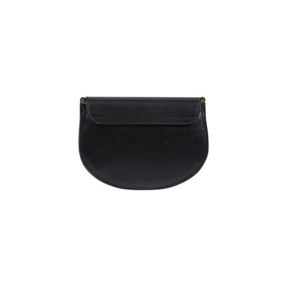 Crossbody-Shoulder Handbag by Alviero Martini Prima Classe for women in leather black presents a ornamental silhouette, showcasing a secure , ample , and versatile crossbody-strap, shoulder-strap & adjustable-strap for a ornamental finish.