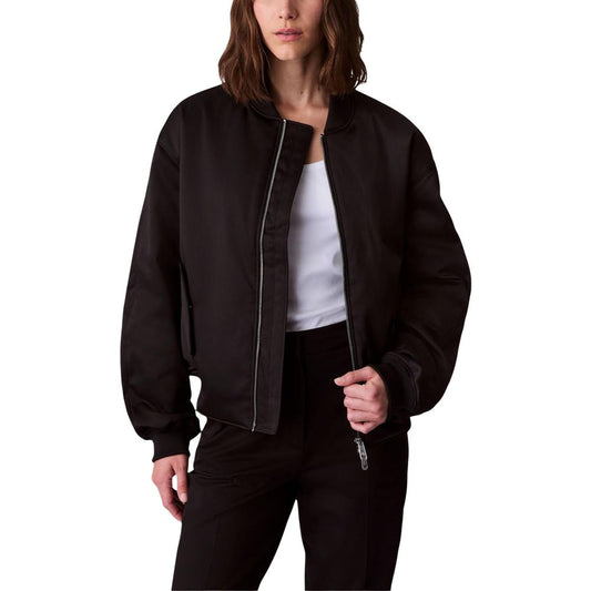 Calvin Klein Jeans Black Recycled Polyester Bomber