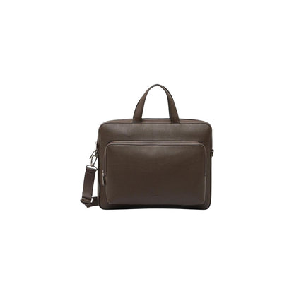 Briefcase by Calvin Klein for men in polyester polyurethan & polyethylene brown presents a sophisticated urbanite Polyester Polyurethan & Polyethylene Briefcase design, featuring a secure zipper, sophisticated urbanite , and versatile shoulder-strap, adjustable-strap, detachable-strap & handle for a sophisticated urbanite look.