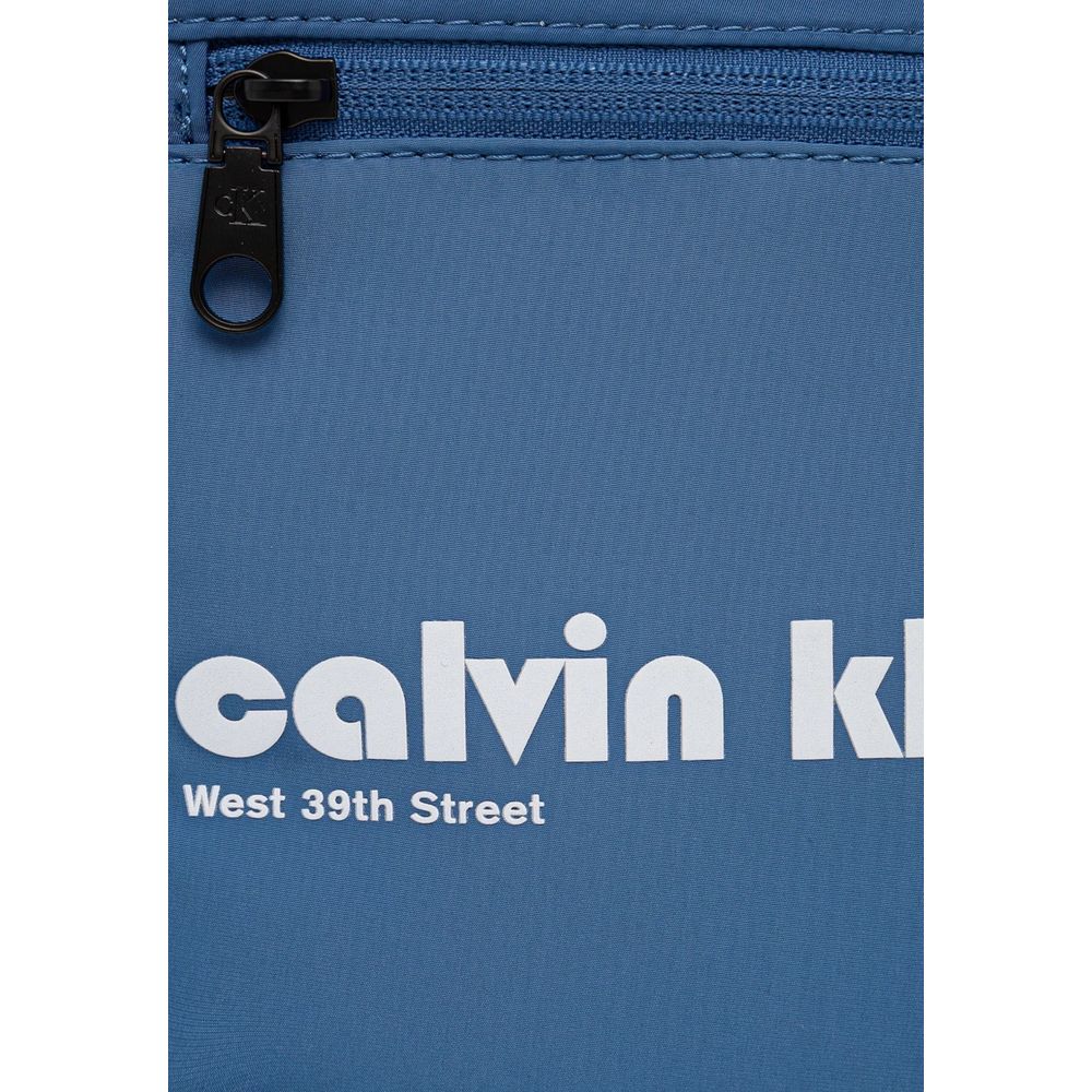 Calvin Klein Blue Recycled Polyester Crossbody Bag