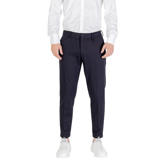 Antony Morato Blue Viscose Casual Pants