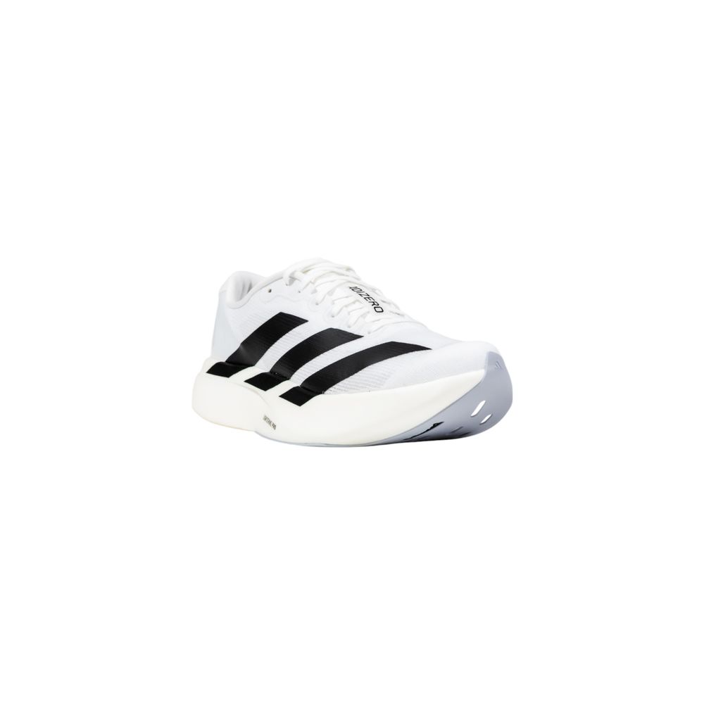 Sneakers by Adidas Originals for men in silicone black & white features an opulent silhouette from the Men's Lightweight Athletic Silicone Sneakers collection, showcasing a signature athletic style with an opulent finish.