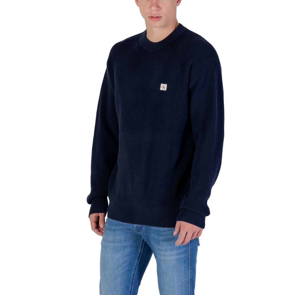 Calvin Klein Jeans Blue Cotton Sweatshirt