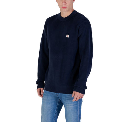 Calvin Klein Jeans Blue Cotton Sweatshirt