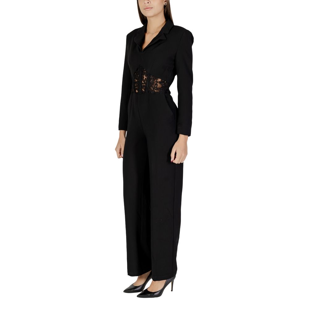 One-Piece by Morgan De Toi for women in stretch polyester & viscose black & transparent showcases an fashionable silhouette, artfully incorporating a and for a truly fashionable and refined finish.