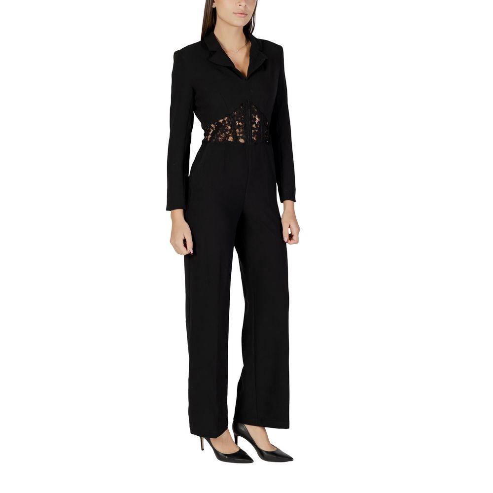 This One-Piece by Morgan De Toi for women in stretch polyester & viscose black & transparent presents a on trend silhouette, elegantly finished with and a on trend .