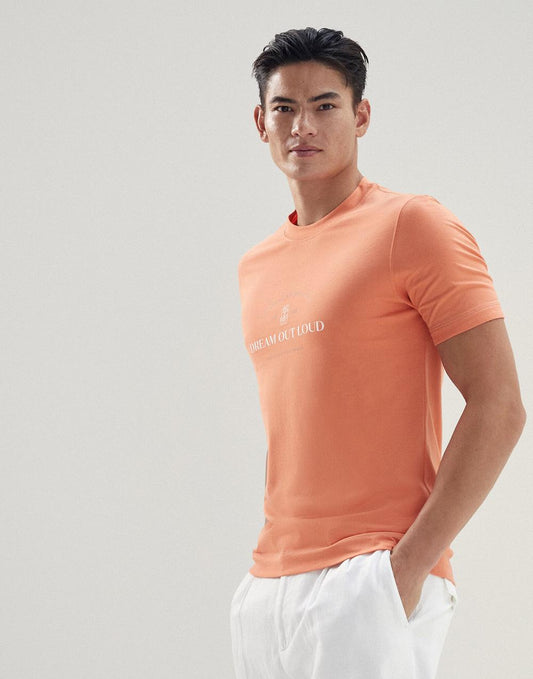 Brunello Cucinelli Multicolor Cotton T-Shirt