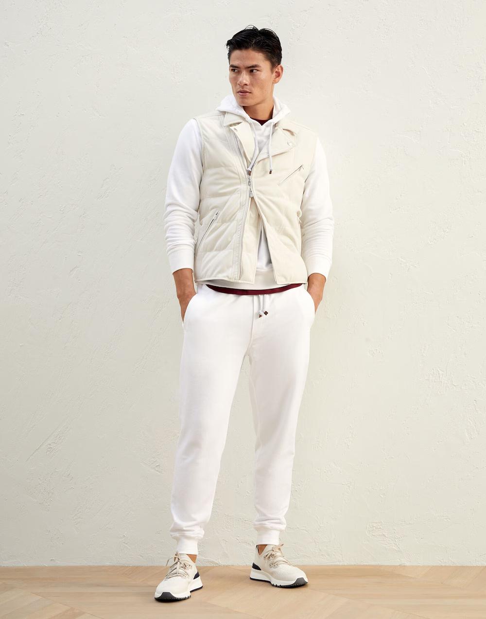 Brunello Cucinelli Burgundy Cotton T-Shirt