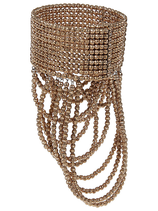 Brunello Cucinelli Brown Silver Bracelet