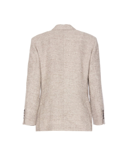 Brunello Cucinelli Brown Linen Blazer