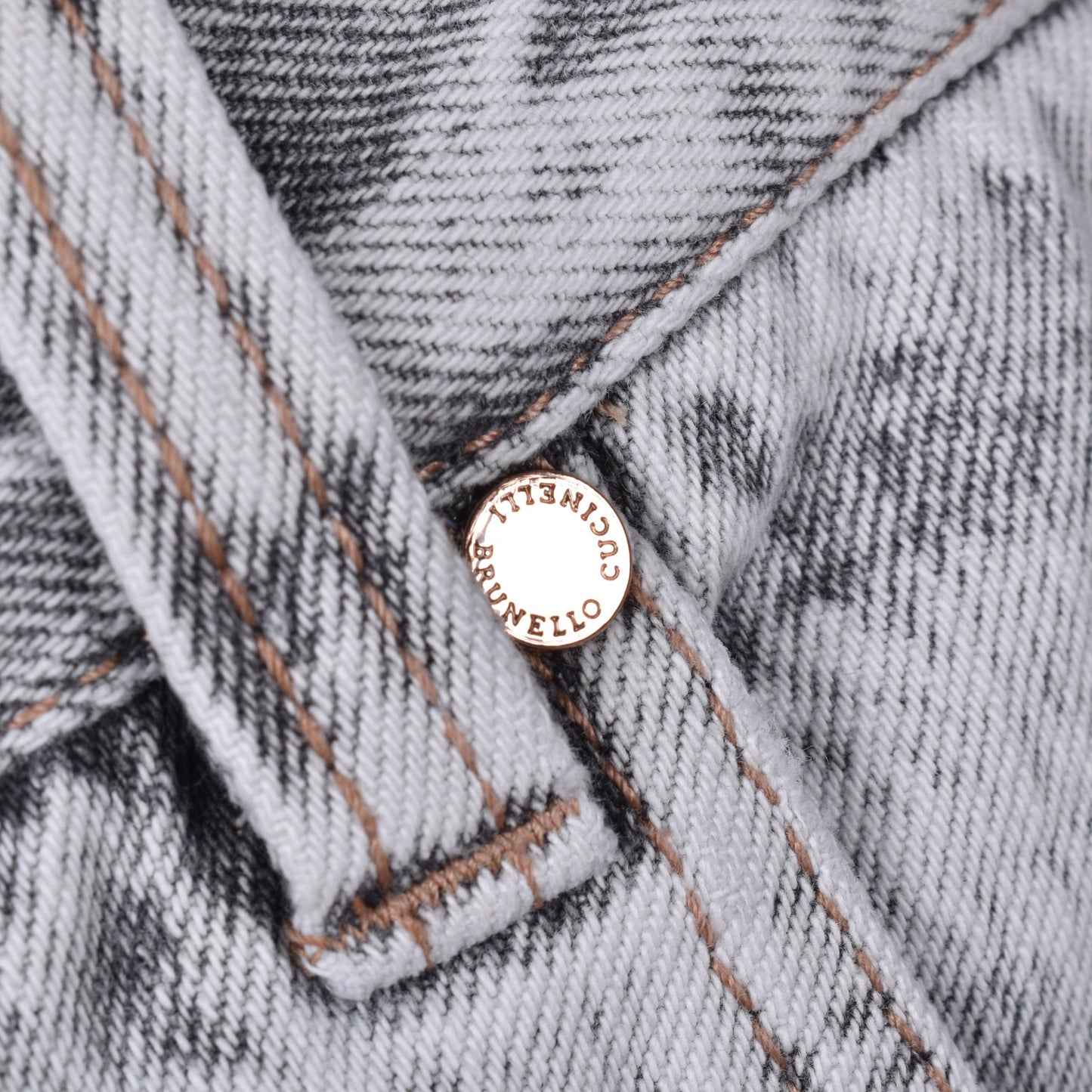 Brunello Cucinelli Natural Cotton Jeans Denim