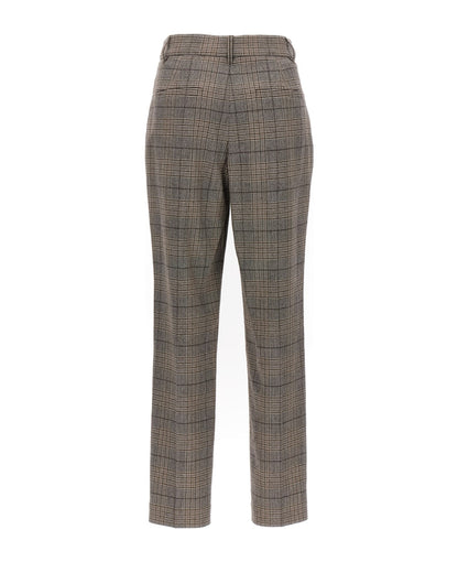 Brunello Cucinelli Beige Wool Dress Pants