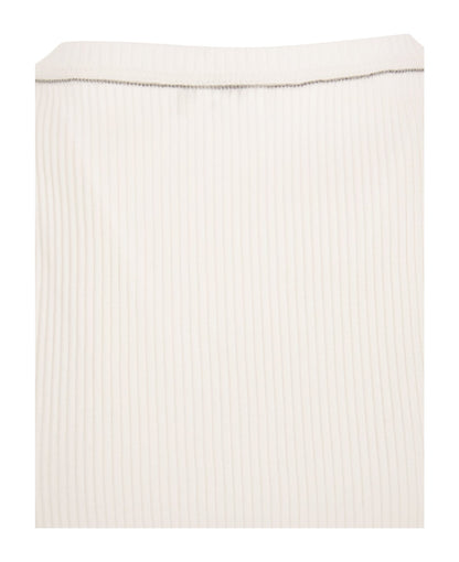 Brunello Cucinelli White Cotton T-Shirt