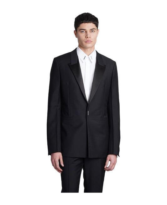 Givenchy Black Fibres Blazer