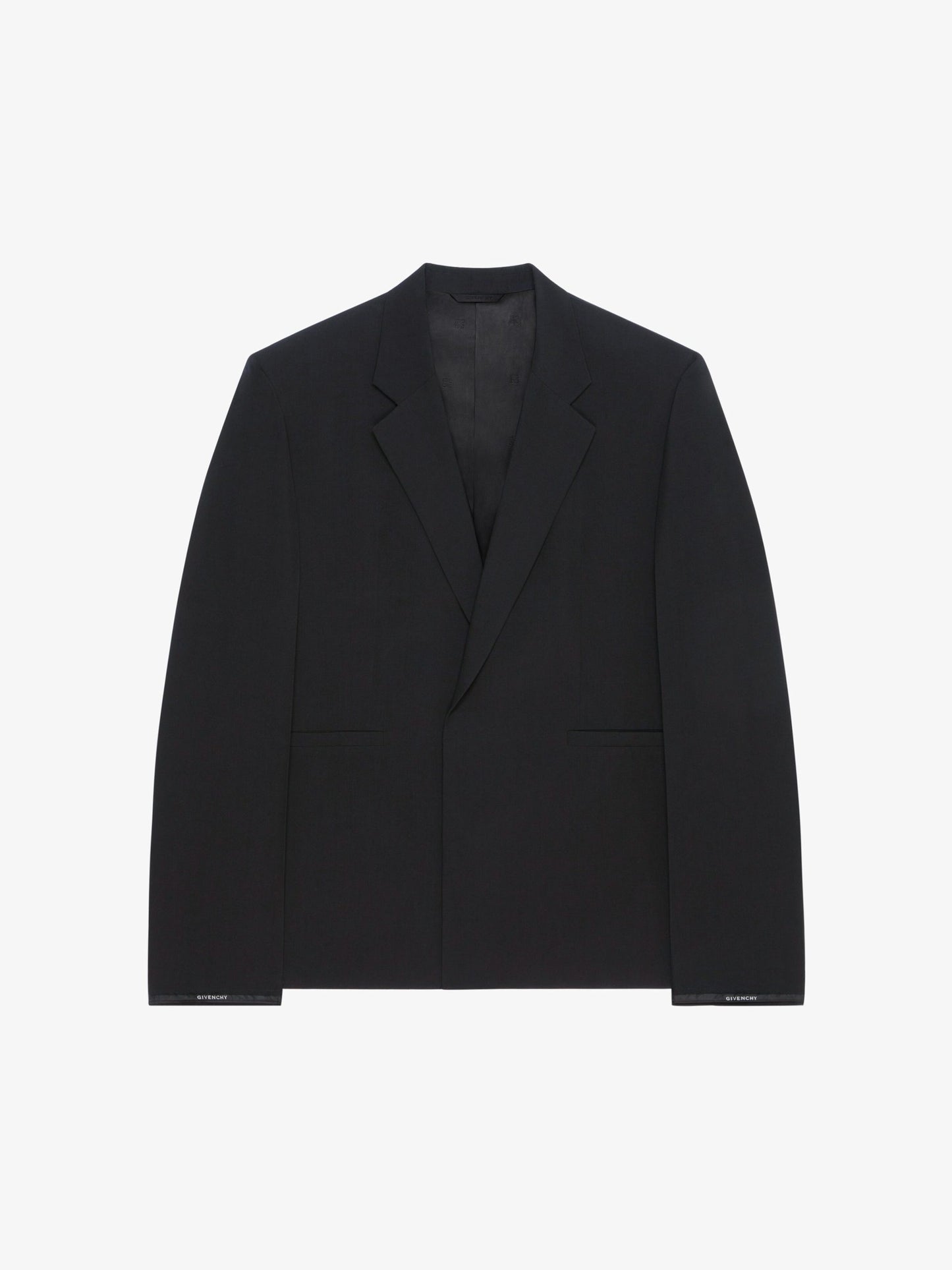 Givenchy Black Fibres Jackets And Coat