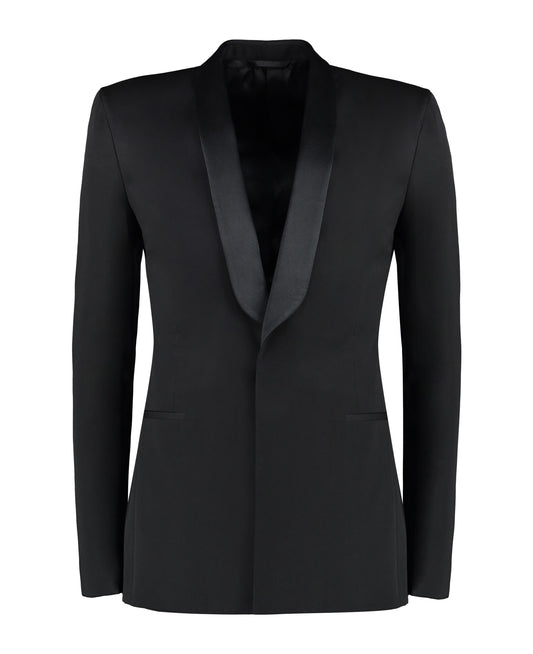 Givenchy Black Fibres Jackets And Coat