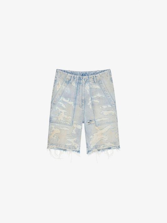 Givenchy Blue Denim Shorts