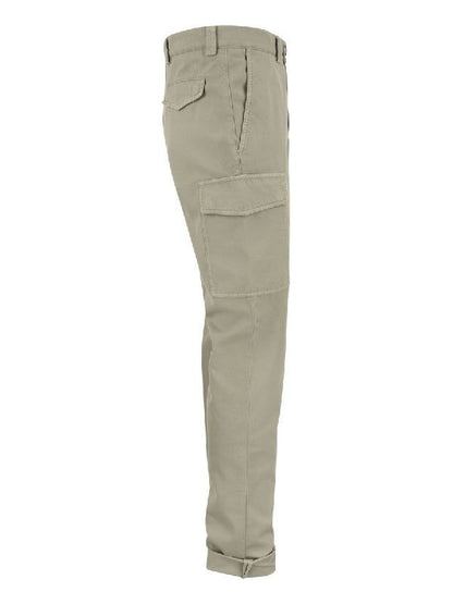 Brunello Cucinelli Bicolor Cotton Cargo Pants