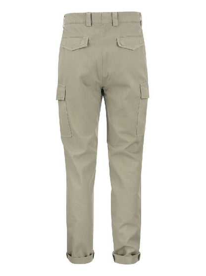 Brunello Cucinelli Bicolor Cotton Cargo Pants