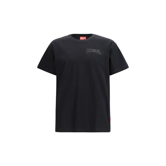 Diesel Black Cotton T-Shirt