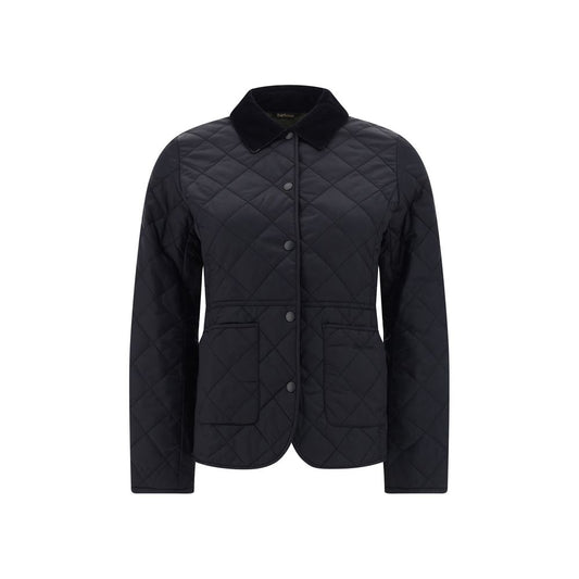 Barbour Black Polyester Full-Length Jacket