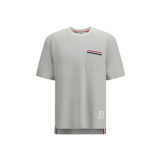 Thom Browne Gray Cotton T-Shirt