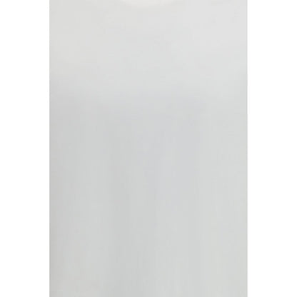 LAMINAR White Cotton Long Sleeve T-Shirt