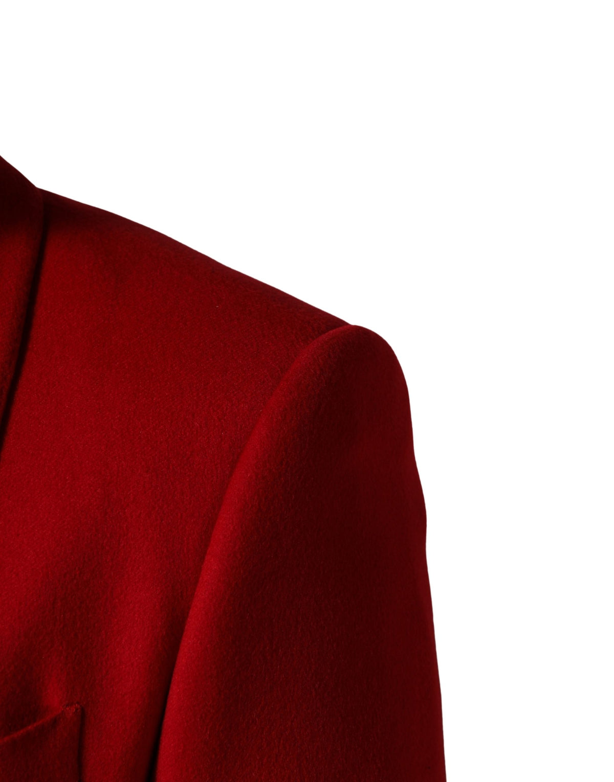 Dolce & Gabbana Men's Single Breasted Silk & Cashmere Blazer - Red