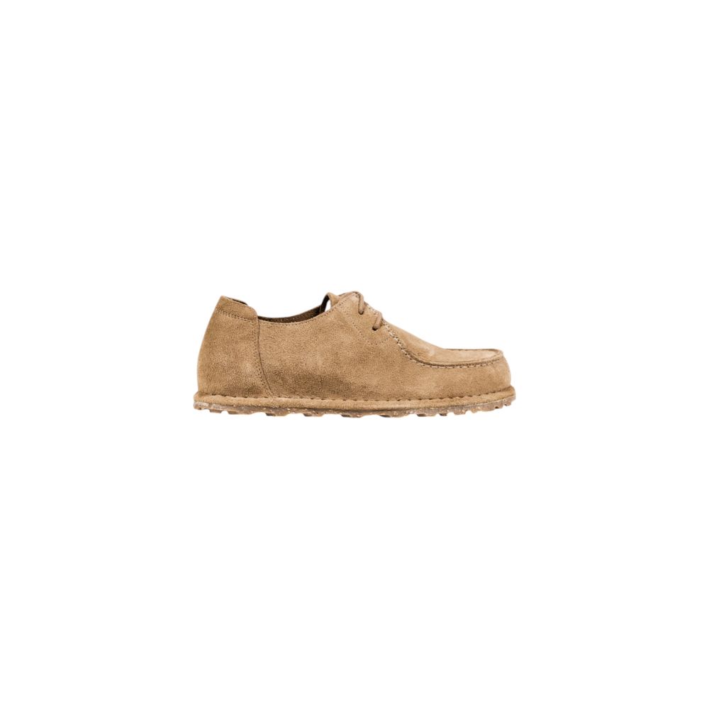 Lace-Up Boots by Birkenstock for women in suede leather gray features an aerodynamic silhouette from the Women's Suede Leather Lace-Up Boots collection, showcasing a aerodynamic and refined for an aerodynamic look.