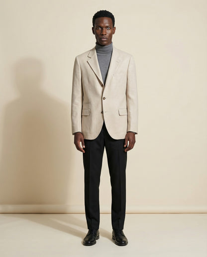 Brunello Cucinelli Beige Wool Blazer