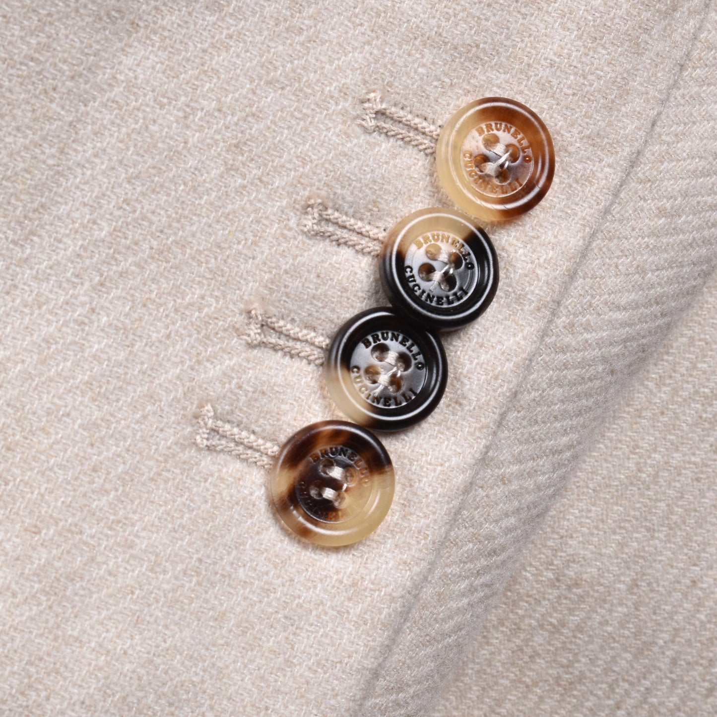 Brunello Cucinelli Beige Wool Blazer