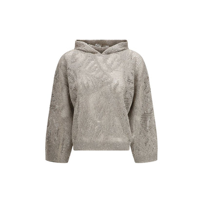 Brunello Cucinelli Beige Linen Hoodie