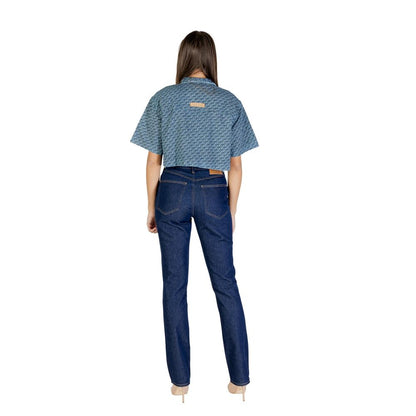 Colcci Blue Cotton Shortsleeve Shirt