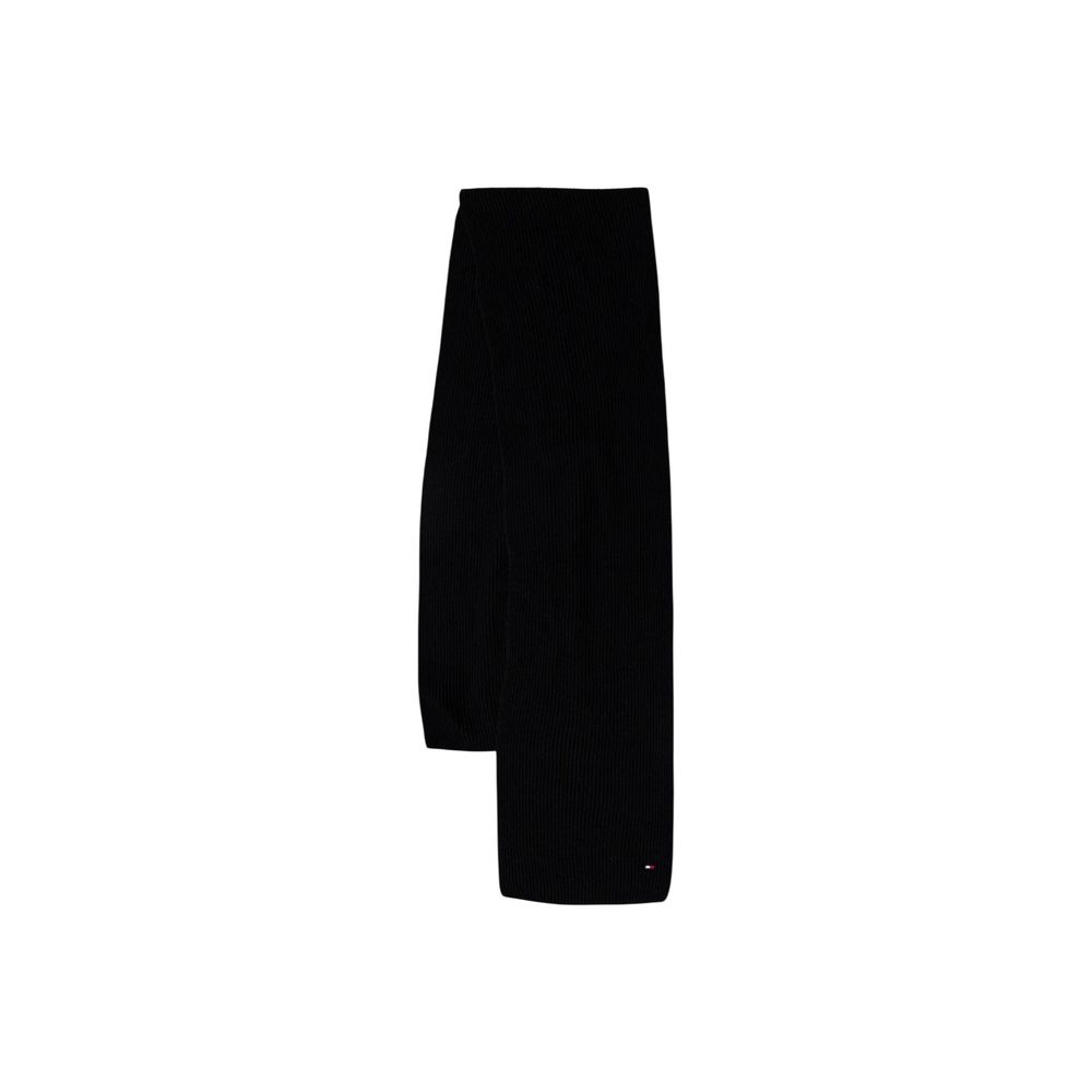 Beanie Hat by Tommy Hilfiger for men in cashmere cotton blend black features a athleisure-luxe silhouette, artfully capturing the essence of the athleisure-luxe Cashmere Cotton Blend Beanie Hat design for a sophisticated look.