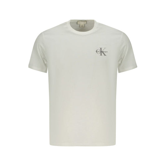 Calvin Klein White Cotton Men T-Shirt