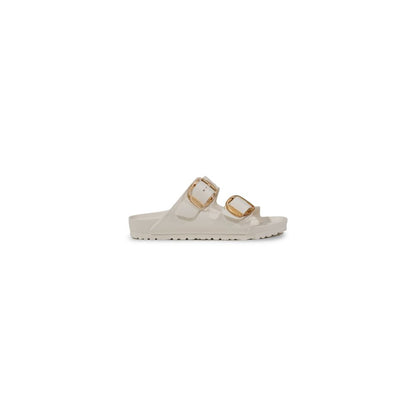 Slippers by Birkenstock for women in foam white features an effortless chic silhouette from the Women's Lightweight Foam Slippers collection, showcasing a and effortless chic .