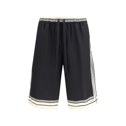 Dolce & Gabbana Multicolor Silk Shorts