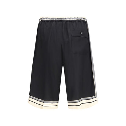 Dolce & Gabbana Multicolor Silk Shorts