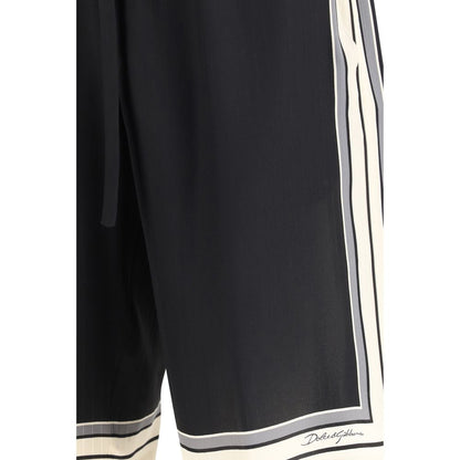 Dolce & Gabbana Multicolor Silk Shorts