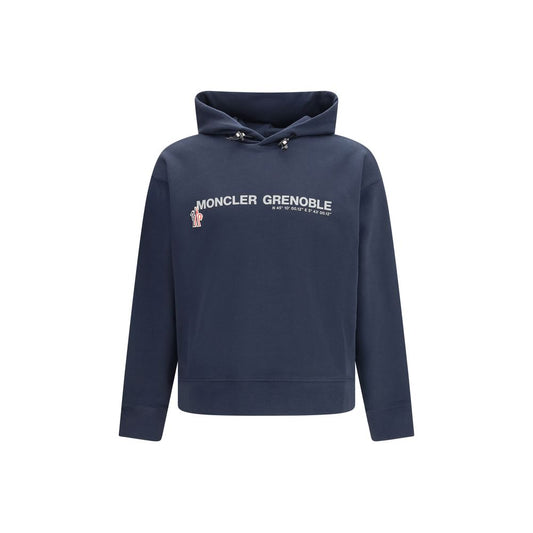 Moncler Grenoble Blue Cotton Sportswear