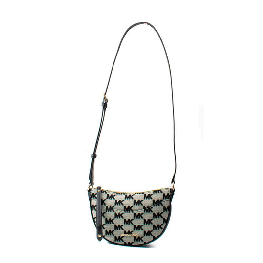 Michael Kors Black Canvas Crossbody Bag