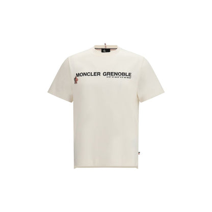 Moncler Grenoble White Cotton T-Shirt