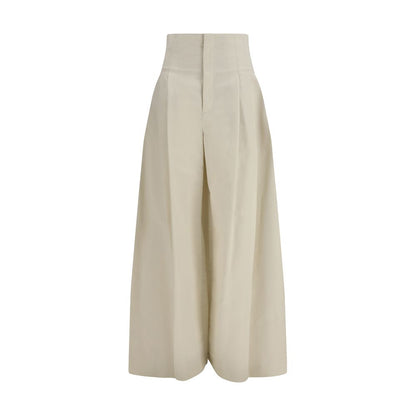 Brunello Cucinelli Beige Cotton Pants