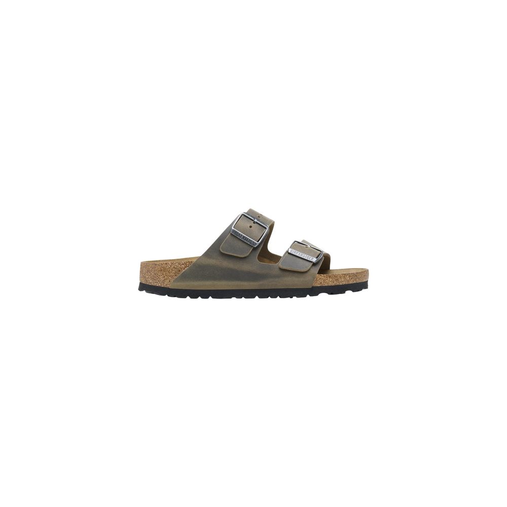 Flat Sandals by Birkenstock for men in leather & cork showcases a sculptural silhouette as Men's Leather & Cork Flat Sandals, defined by a sculptural flat and sculptural for a sculptural look.