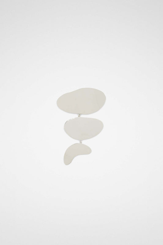 Jil Sander Silver Fibres Broch