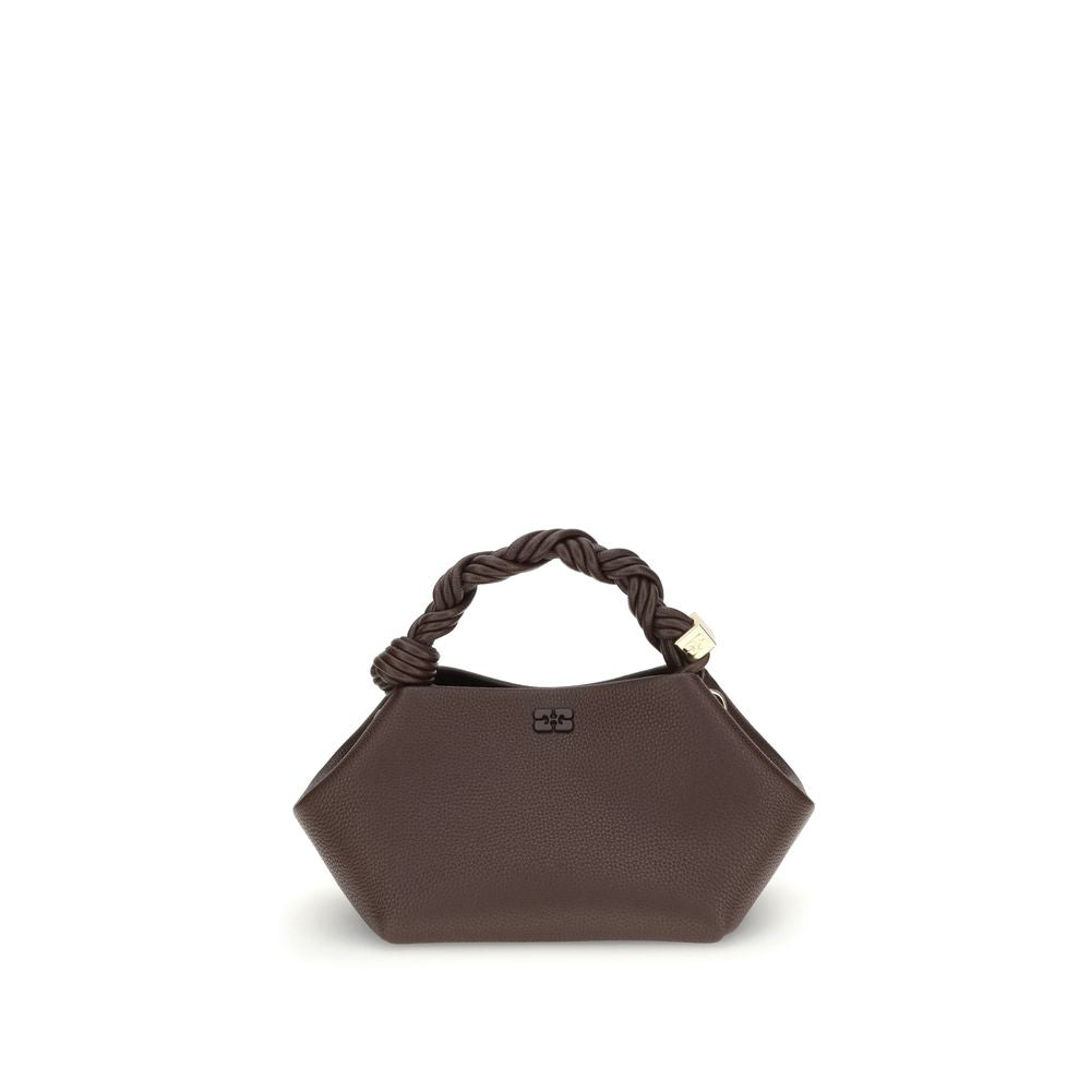 Ganni Bou Polyester & Polyurethane Small Handbag - Brown